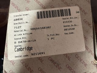 bontott PORSCHE BOXSTER Tető Zárszerkezet