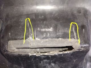 bontott PORSCHE CAYENNE Alsó Hűtő Légterelő