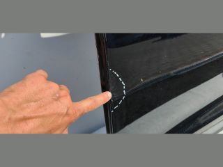 bontott PORSCHE CAYENNE Bal első Ajtó (Üres lemez)