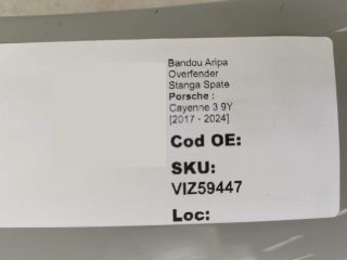 bontott PORSCHE CAYENNE Bal hátsó Sárvédő Díszléc