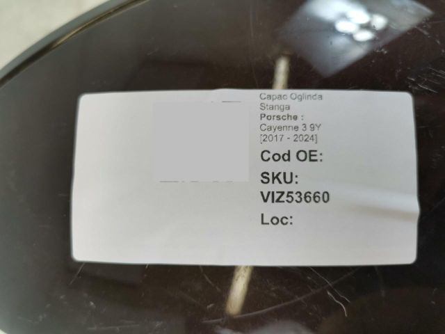 bontott PORSCHE CAYENNE Bal Visszapillantó Tükör Burkolat