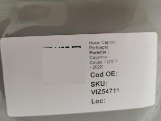 bontott PORSCHE CAYENNE Csomagtérajtó (Üres lemez)