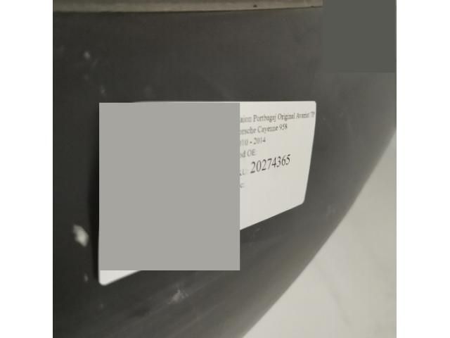 bontott PORSCHE CAYENNE Csomagtérajtó (Üres lemez)