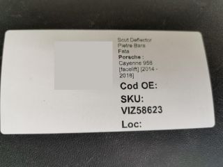 bontott PORSCHE CAYENNE Első Lökhárító Alsó Tálca