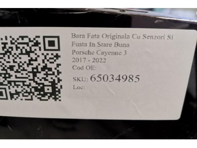 bontott PORSCHE CAYENNE Első Lökhárító (Részeivel)