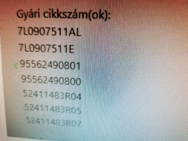 bontott PORSCHE CAYENNE Fűtés Állító Motor