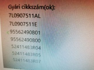 bontott PORSCHE CAYENNE Fűtés Állító Motor