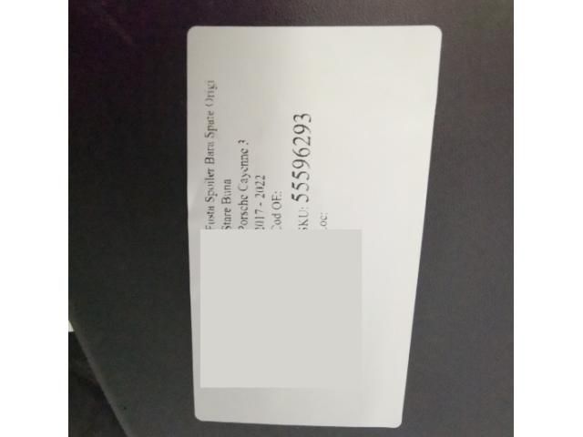 bontott PORSCHE CAYENNE Hátsó Lökhárító Alsó (Műanyag)