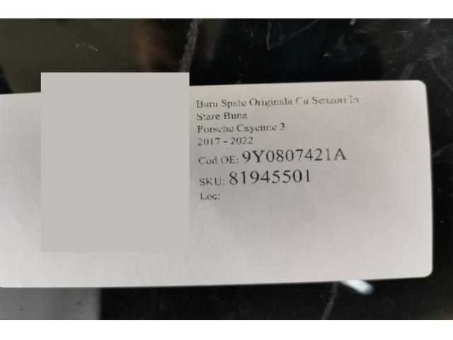 bontott PORSCHE CAYENNE Hátsó Lökhárító (Részeivel)