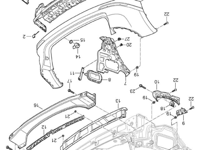bontott PORSCHE CAYENNE Hátsó Vonószem Burkolat