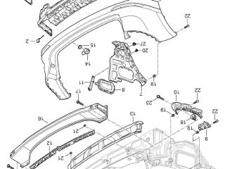 bontott PORSCHE CAYENNE Hátsó Vonószem Burkolat