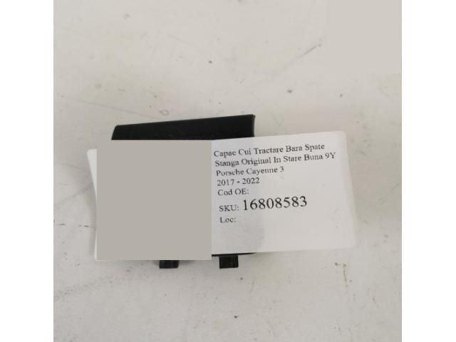 bontott PORSCHE CAYENNE Hátsó Vonószem Burkolat