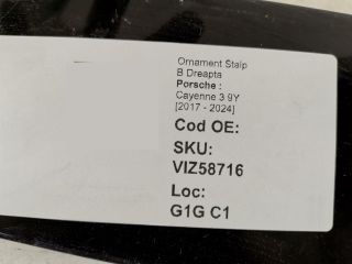 bontott PORSCHE CAYENNE Jobb B Oszlop Burkolat