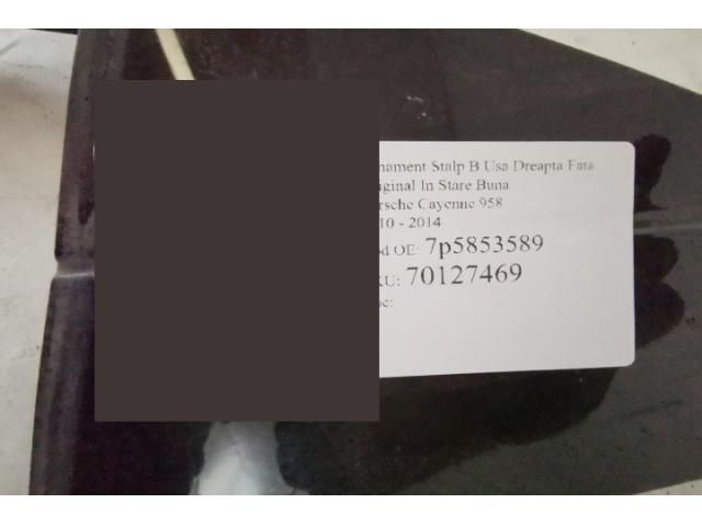 bontott PORSCHE CAYENNE Jobb B Oszlop Burkolat