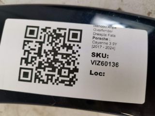 bontott PORSCHE CAYENNE Jobb első Sárvédő Díszléc