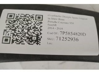 bontott PORSCHE CAYENNE Jobb hátsó Sárvédő Díszléc
