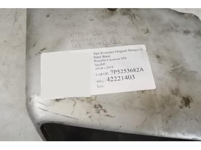 bontott PORSCHE CAYENNE Jobb Kipufogó Vég