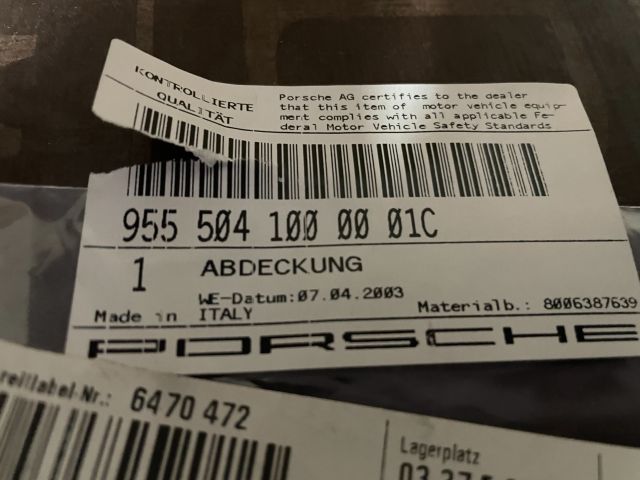 bontott PORSCHE CAYENNE Kiegyenlítőtartály Sapka