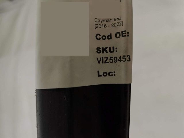 bontott PORSCHE CAYMAN Első Lökhárító Alsó (Műanyag)