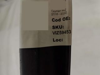 bontott PORSCHE CAYMAN Első Lökhárító Alsó (Műanyag)