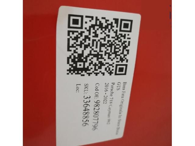 bontott PORSCHE CAYMAN Első Lökhárító (Üresen)