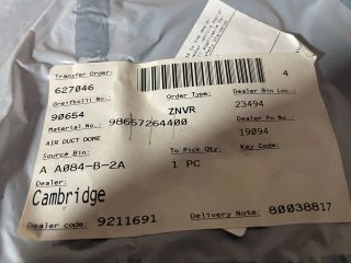 bontott PORSCHE CAYMAN Jobb hátsó Küszöb Légterelő Vég