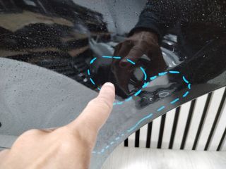 bontott PORSCHE MACAN Bal hátsó Ajtó (Üres lemez)