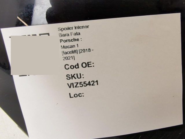 bontott PORSCHE MACAN Első Lökhárító Légterelő