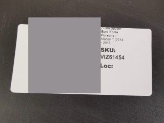 bontott PORSCHE MACAN Hátsó Lökhárító Alsó (Műanyag)