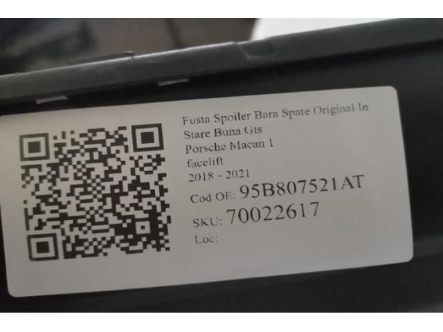 bontott PORSCHE MACAN Hátsó Lökhárító Alsó (Műanyag)