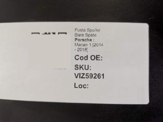 bontott PORSCHE MACAN Hátsó Lökhárító Alsó (Műanyag)