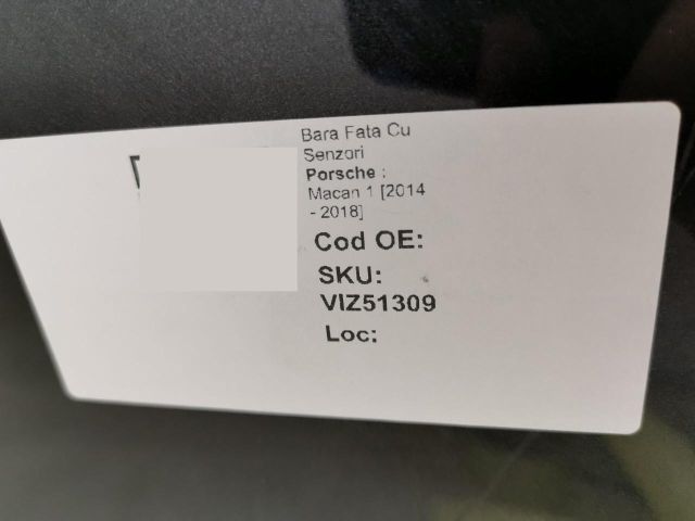 bontott PORSCHE MACAN Hátsó Lökhárító (Részeivel)