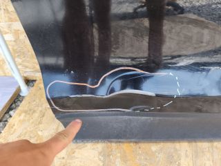 bontott PORSCHE MACAN Jobb első Ajtó (Üres lemez)