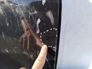 bontott PORSCHE MACAN Jobb első Ajtó (Üres lemez)