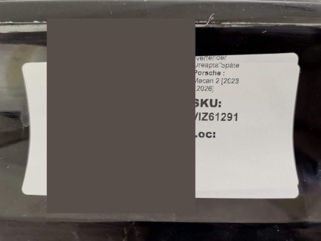 bontott PORSCHE MACAN Jobb hátsó Ajtó Díszléc