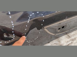 bontott PORSCHE MACAN Jobb hátsó Ajtó (Üres lemez)