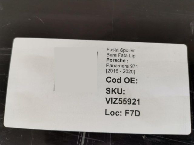 bontott PORSCHE PANAMERA Első Koptató