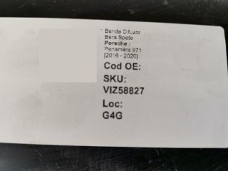 bontott PORSCHE PANAMERA Hátsó Lökhárító Díszléc