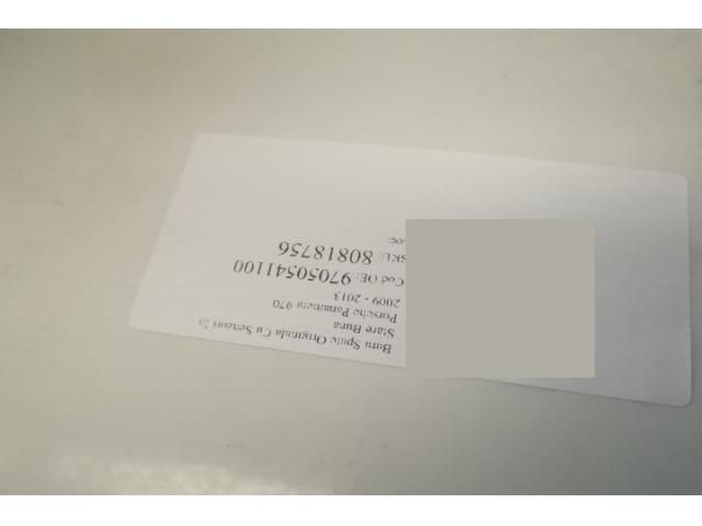 bontott PORSCHE PANAMERA Hátsó Lökhárító (Részeivel)