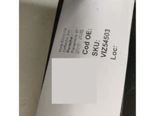 bontott PORSCHE PANAMERA Hűtő Légterelő