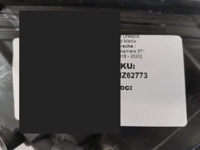 bontott PORSCHE PANAMERA Jobb Ledes Fényszóró