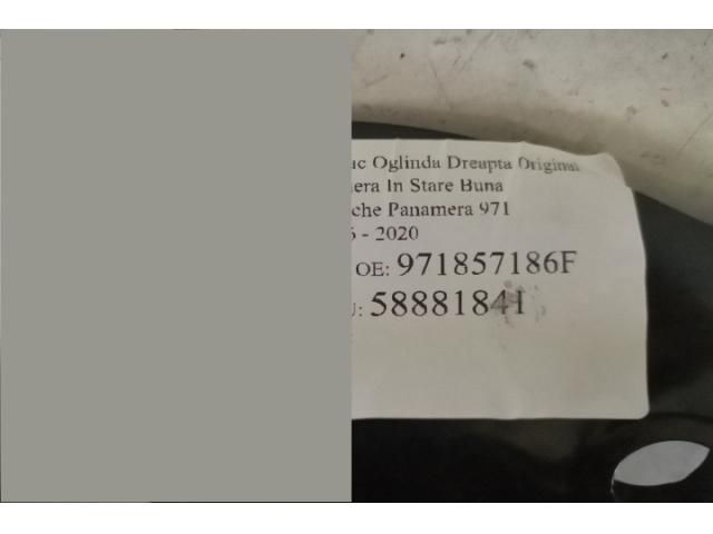 bontott PORSCHE PANAMERA Jobb Visszapillantó Tükör Burkolat