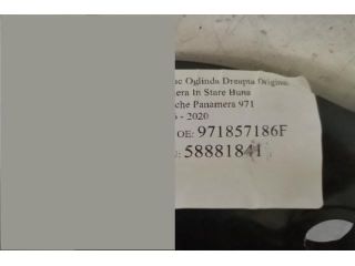 bontott PORSCHE PANAMERA Jobb Visszapillantó Tükör Burkolat