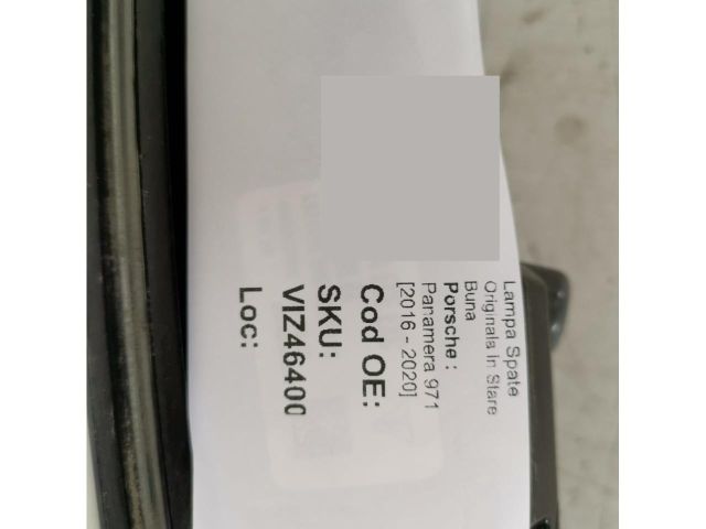 bontott PORSCHE PANAMERA Ködzárófény