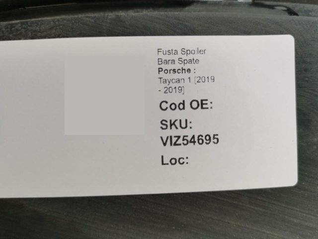 bontott PORSCHE TAYCAN Hátsó Lökhárító Alsó (Műanyag)