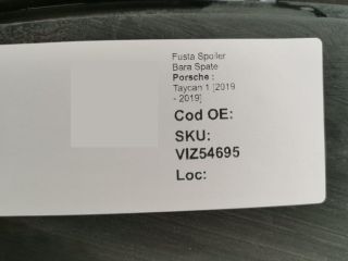 bontott PORSCHE TAYCAN Hátsó Lökhárító Alsó (Műanyag)