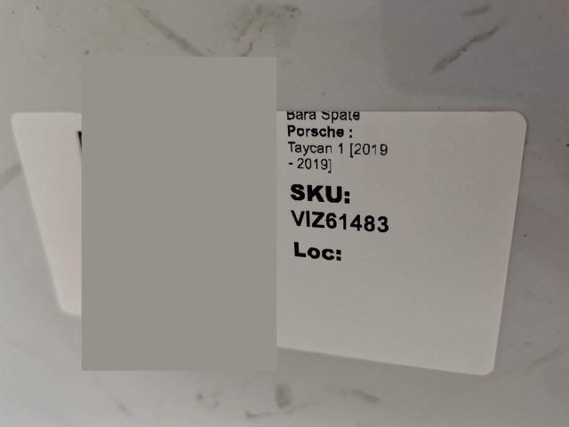 bontott PORSCHE TAYCAN Hátsó Lökhárító (Üresen)