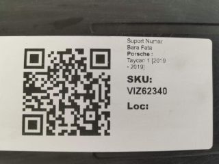 bontott PORSCHE TAYCAN Rendszámtábla Tartó