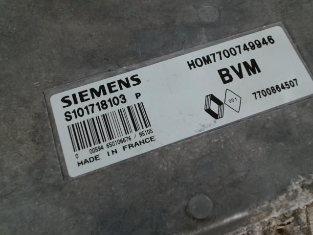 bontott RENAULT 19 Motorvezérlő