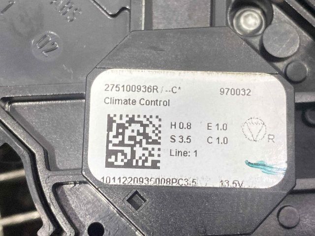 bontott RENAULT ARKANA I Fűtéskapcsoló